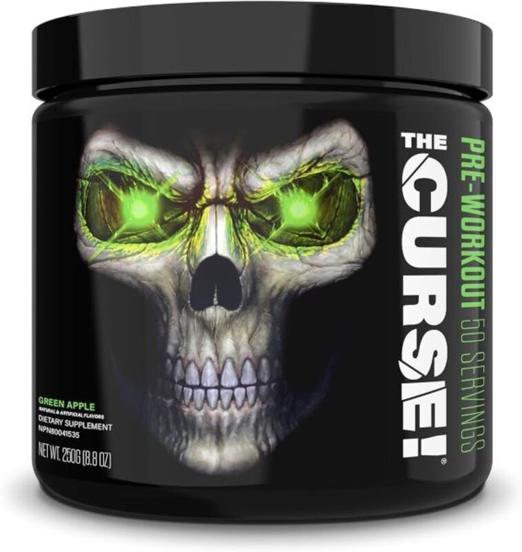 Jnx Sports The Curse Ultimate Pre-Workout 50 Servings(250g) Green Apple